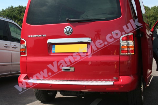 Rear Grab Handle Cover Stainless Steel, VW T5, Twin Rear ...