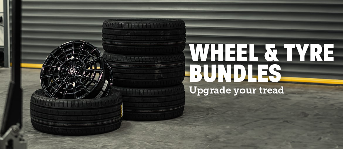 Upgrade your tread with our wheel & tyre bundles