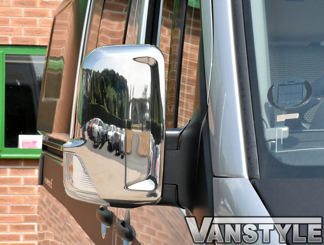 Mirror Cover Set Stainless Steel - Sprinter / Crafter 2006-18