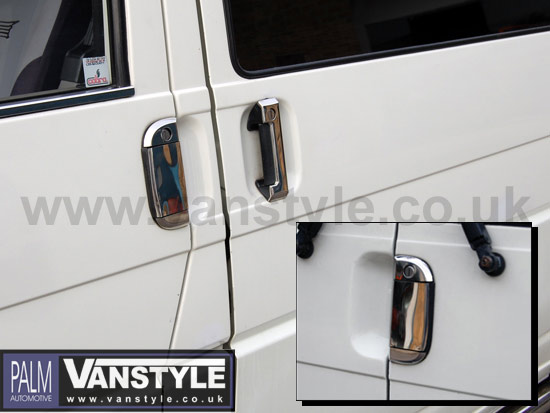 Right Handed Driver 3Door 7 Pcs for TRANSPORTER T4 1995-2003 Stainless Steel CHROME Door Handle Cover Left&Right