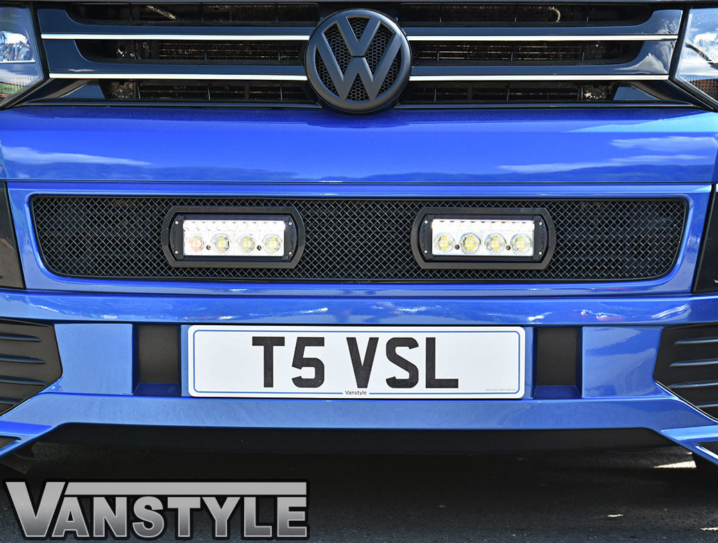Sportline Replica Front Grille - Gloss Black - VW T5.1 2010-2015