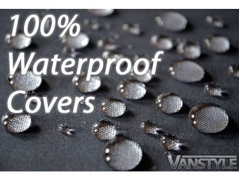 100% Waterproof Tailored Seat Covers Black - Connect 14>