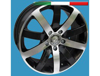 5+5 Wheel 17x7.5 BLACK DIAMOND Set of 4 - 5x108 Expert Scudo Dis