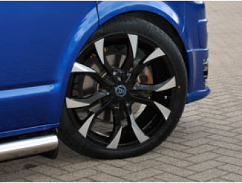 Wolfrace Assassin Black & Polished 18\" VW Amarok Wheel & Tyre