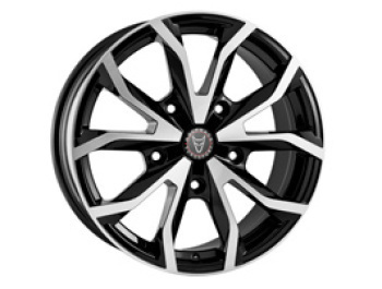 Wolfrace Assassin TRS Black & Polished 18\" Custom Alloy Wheels