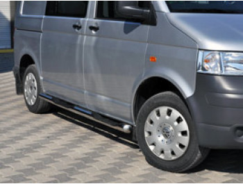 Vanstyle MAXX 76mm S.Steel Side Bars With Steps VW T5 + T6