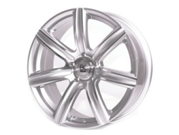 BK Racing BK808 Hyper Silver and Polished 18 VW T5 5x120