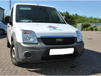 Ford Transit Connect 2010> Stainless Steel Bonnet Streamer