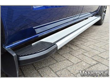 Vivaro 14>19 Trafic 14> Silver Aluminium Side Step Running Board