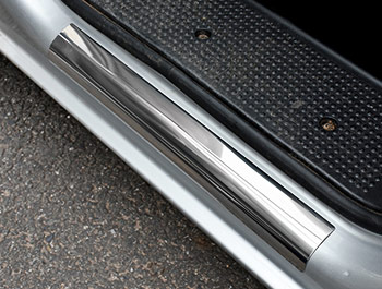 Polished Stainless Steel Front Sill Entry Guards - Vivaro Trafic
