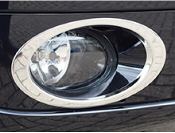Stainless Steel Fog Light Trims, T5 & Caravelle Facelift, 2010>