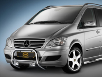 Mercedes Vito Cobra A-Bar Frontguard Stainless Steel 2010>