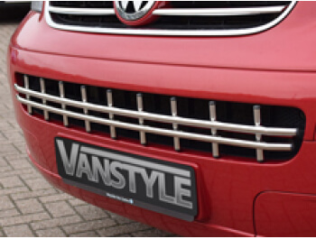 VW Caravelle T5 Bumper Grille - Stainless Steel 2003-09