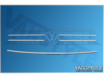 Stainless Steel Sportline Look 5Pcs Grille Trim VW T5 10-15
