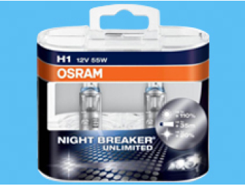 OSRAM Night Breaker Unlimited H1 (448) (Twin) Bulbs