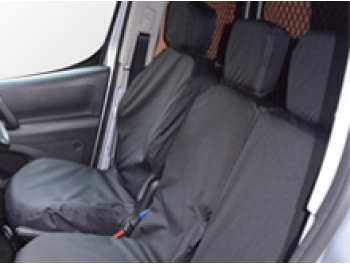 100% Waterproof Black Tailored Seat Covers Berlingo/Partner