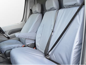 100% Waterproof Tailored Grey Seat Covers Crafter / Sprinter