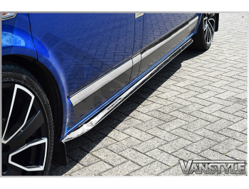 Genuine VW Polished Angled Trapezoid Side Bars