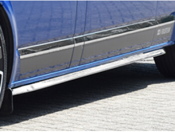 Genuine VW Polished Angled Trapezoid Side Bars