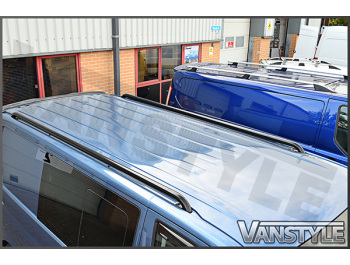 Black Powder Coated Roof Bars (One Piece) - Ford Transit Mk6/7