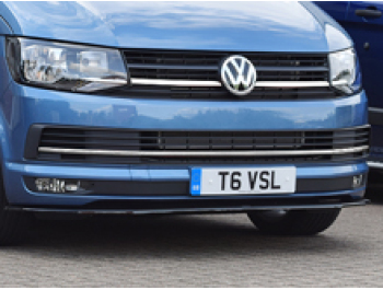 VW T6 Stainless Steel Polished Front Lower Radiator Grille Trim