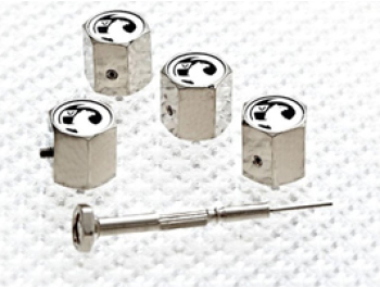 Anti-Theft Valve Caps - Set of 4 - Vauxhall