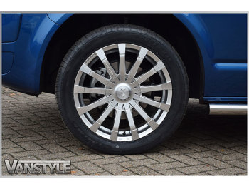 Wolfrace Renaissance Silver Polished 18\" VW T5 T6 Wheel & Tyre