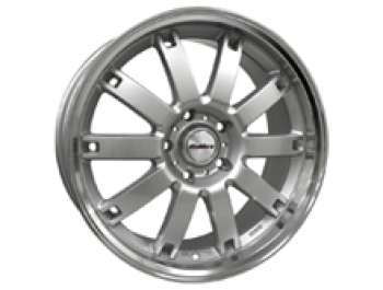 Calibre Boulevard Silver & Polished 20\" VW T5 T6 Wheel & Tyre