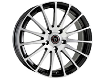 Wolfrace Turismo Black & Polished 18" VW T5 T6 Wheel & Tyre
