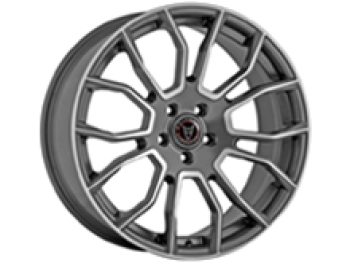 Wolfrace Evoke Titanium & Polished 20x8.5 5x120 VW T5 T6