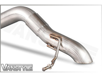 VW T5 T6 Scorpion Non Resonated DPF Back Exhaust - STEALTH