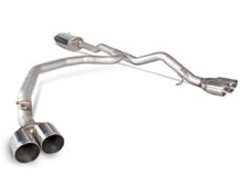 VW T5 Scorpion Resonated DPF Back Exhaust Quad - DAYTONA