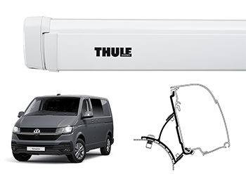 Thule 4200 2.6m Awning - VW T5/T6 SWB - White