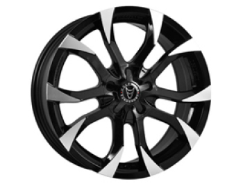 Wolfrace Assassin Black & Polished 18" VW Amarok Wheel & Tyre