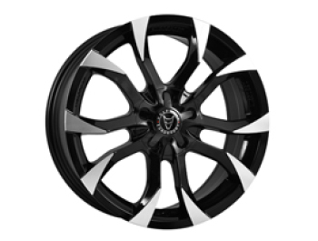Wolfrace Assassin Black & Polished 20" VW Amarok Wheel & Tyre