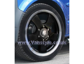Cargo Wheel 16x6.5 BLACK DIAMOND Set of 4 - 5x118 IVECO DAILY 20