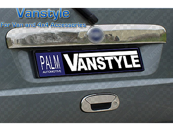 Stainless Steel Rear Grab Handle Cover Fiat Doblo, 2000-ON