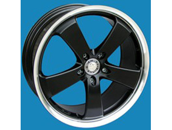 Futura Wheel 17x7.5 BLACK DIAMOND Set of 4 - 5x112 Galaxy - Alha