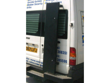 Galvanized six step ladder with lockable anti climb cover