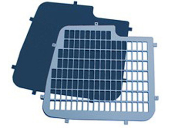 Sprinter / Crafter 06-11 Rear Window Grilles Light Grey