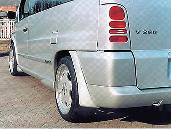 SportMAX Rear Light Cover Set ABS Mercedes Vito 1996-03