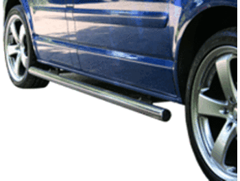 Transporter T4 Stainless Steel Sidebars Chrome End Caps