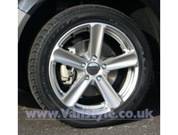 SR1100 Wheel 17x7.5 Brite Metal Set of 4 - 5x108 Expert Scudo Di