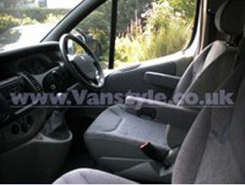 Single Armrest Left for Drivers Seat - Grey Leather Look