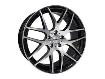 Calibre Exile-R 18" Black & Polished Alloy Wheels & Tyres