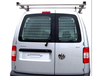 Volkswagen Caddy 04-10 & 2010> Twin Door Window Grilles