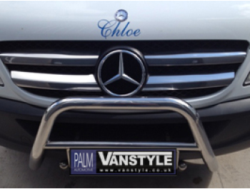 Stainless Steel Front Grille 4 Piece Set Mercedes Vito 2011>