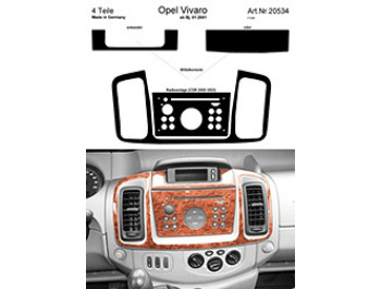 Dash Kit Audio Console for CDR 2005 VDO Vivaro Only