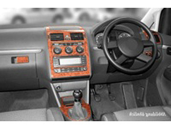 Dash Kit 12pc VW Touran (Manual), DIN-Radio or Navigation RHD