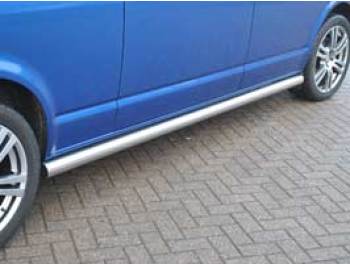 Stainless Steel 76mm Trax Sidebars, VW T5 & T6